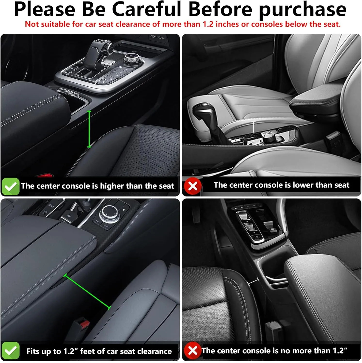 1 Pack Car Seat Gap Filler Organizer, Car Seat Organizer, Seat Gap Storage Box with Cup Holders for Drink, Car Leather Cup Holder Gap Bag Front Seat for Phone, Sunglasses,Keys(Left Side)