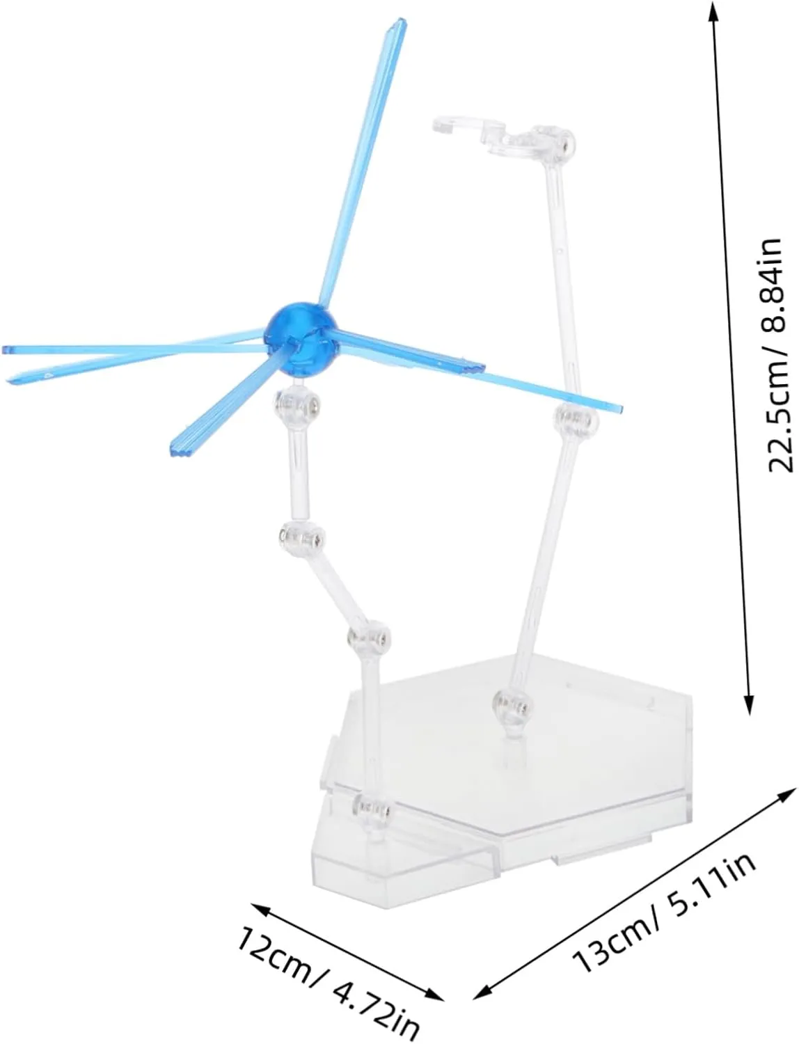 1 Set Action Figure Display Stand with Effects Precision Engineered Base for Collectible Figures for Organized Presentation and Realistic Scene Creation