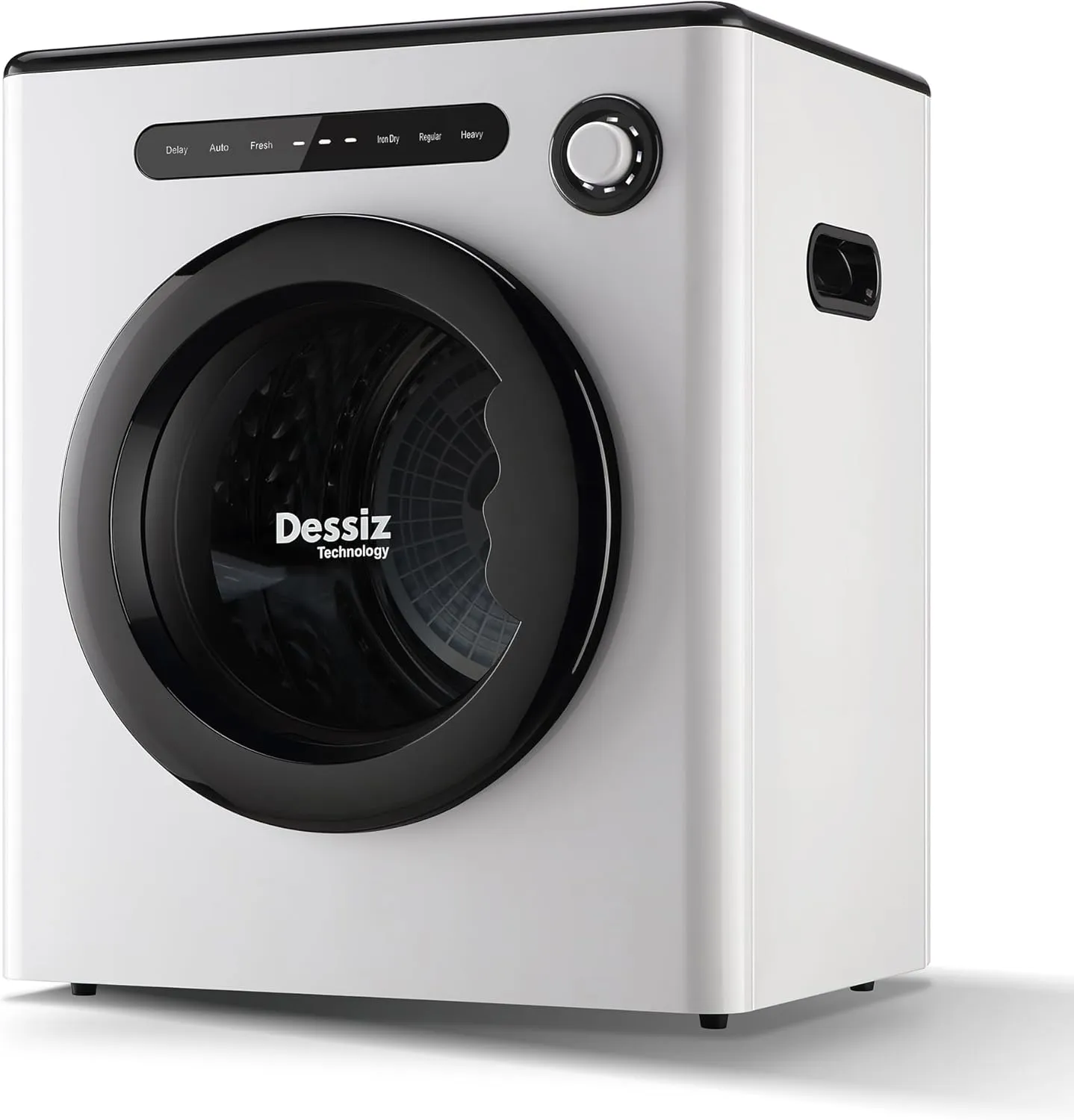 110V 11lbs Portable Clothes Dryer 950W Compact Laundry Dryers 1.6 cu.ft Front Load Stainless Steel Electric Dryers Machine for Apartment,RVs,Dorms,White Auto Stop