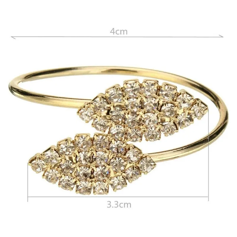 12-Piece Gold Leaf Metal Napkin Ring Holders – Elegant Table Decor for Weddings & Dinner Parties