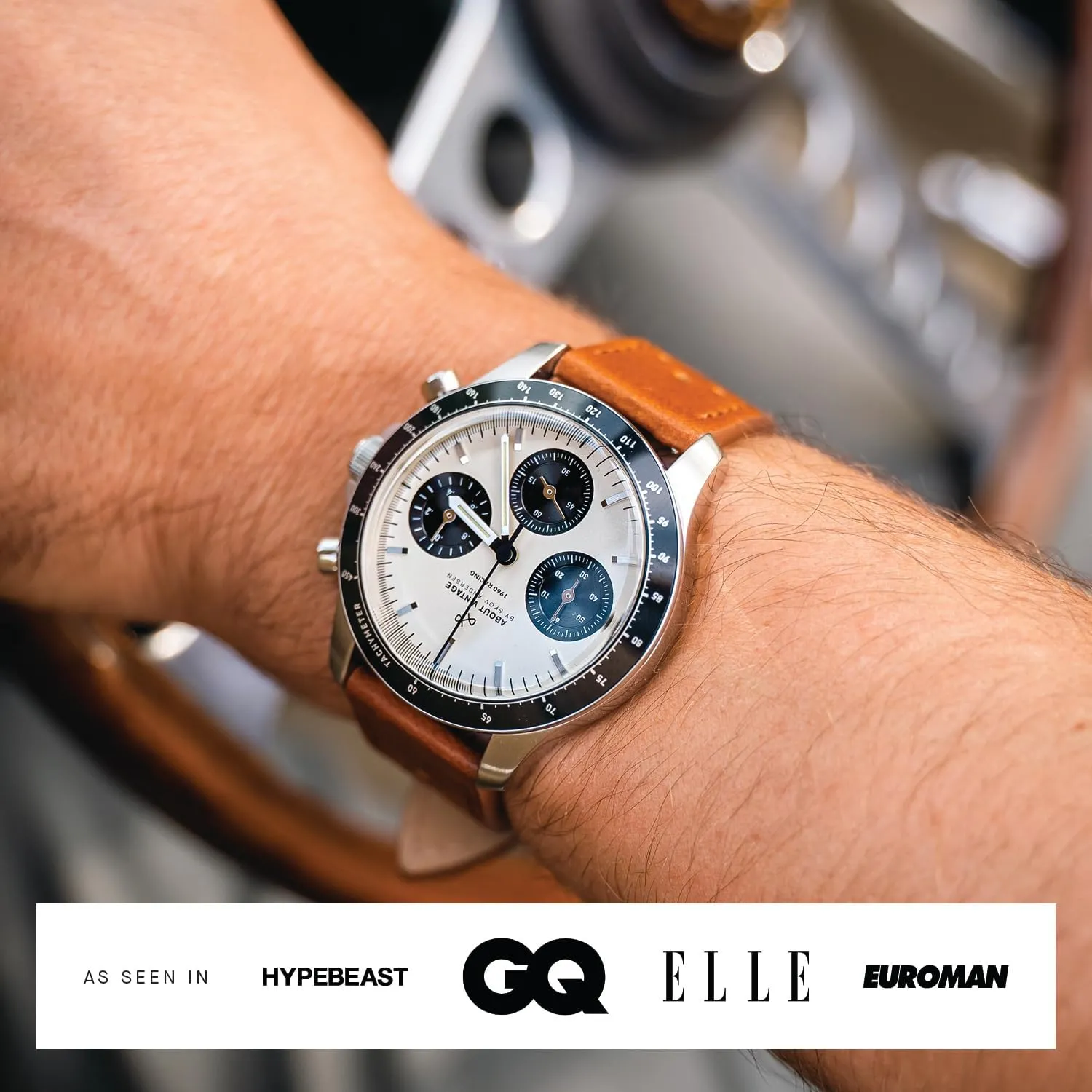 1960 Racing Chronograph Mens Watch, Stainless Steel
