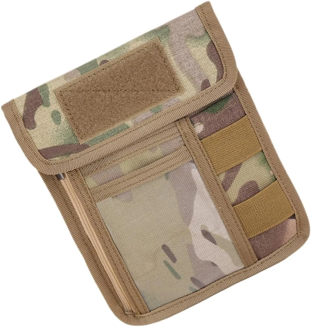 1Pc Multi Function Stylish Credential Pouch Portable Outdoor Camouflage Bag for Hiking Climbing Shopping Lightweight and Durable Design with Comfortable Shoulder Strap