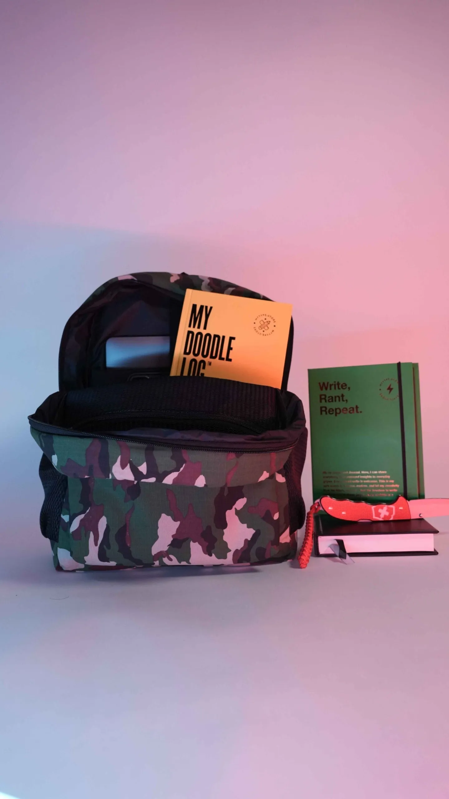 2 Separate Laptop Section Backpack S11 Original // Water Resistant