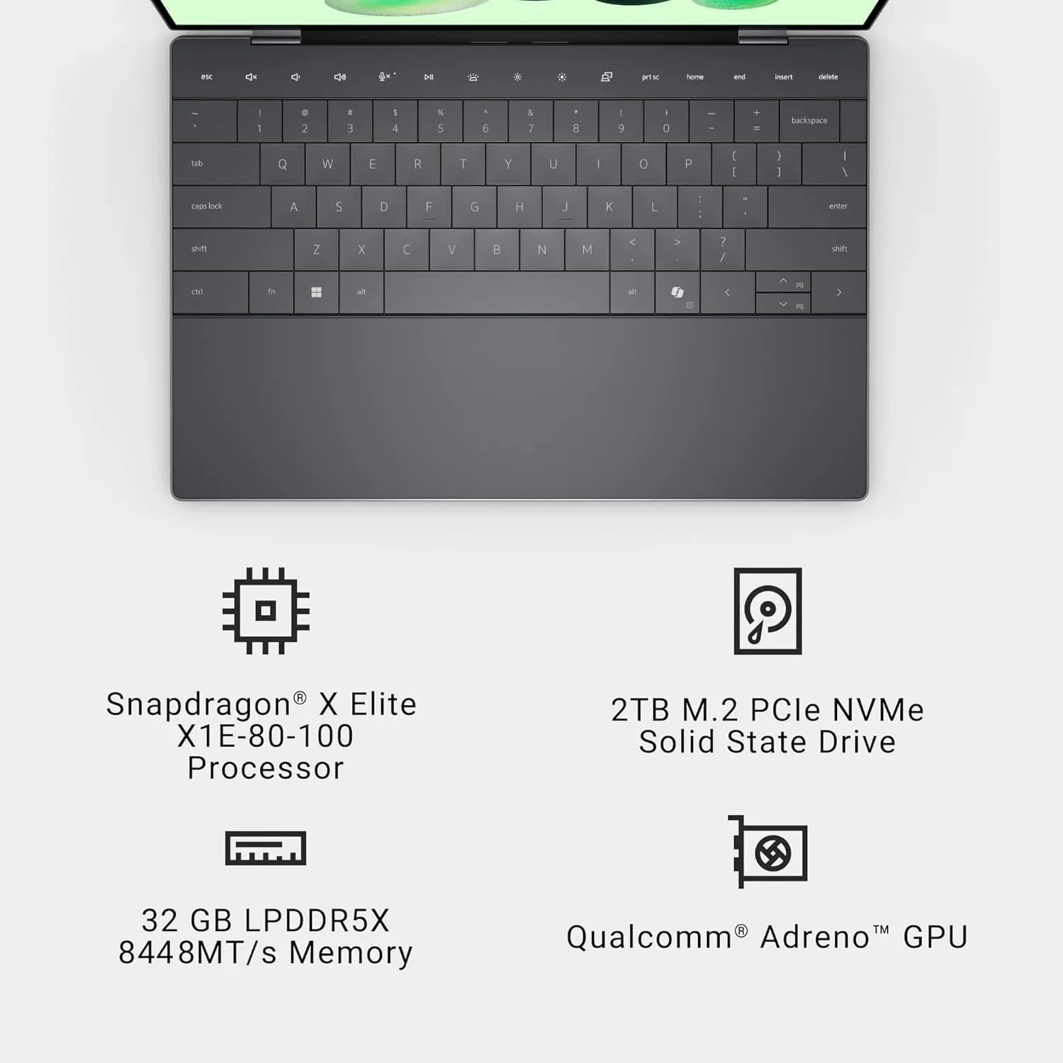 2025 Dell XPS 13 9345 Laptop, Copilot  AI PC (13.4" FHD  120Hz, Qualcomm 12-Core Snapdragon X Elite, 32GB 8848MT/s RAM, 2TB SSD), Thin & Light, 27 Hours Battery Life, IR Webcam, Wi-Fi 7, Win 11 Pro