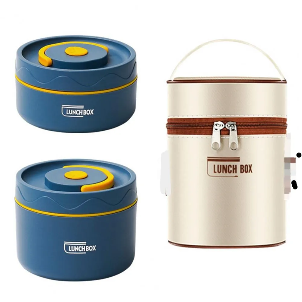3 in 1 insulated Lunch bag and  box insulated set