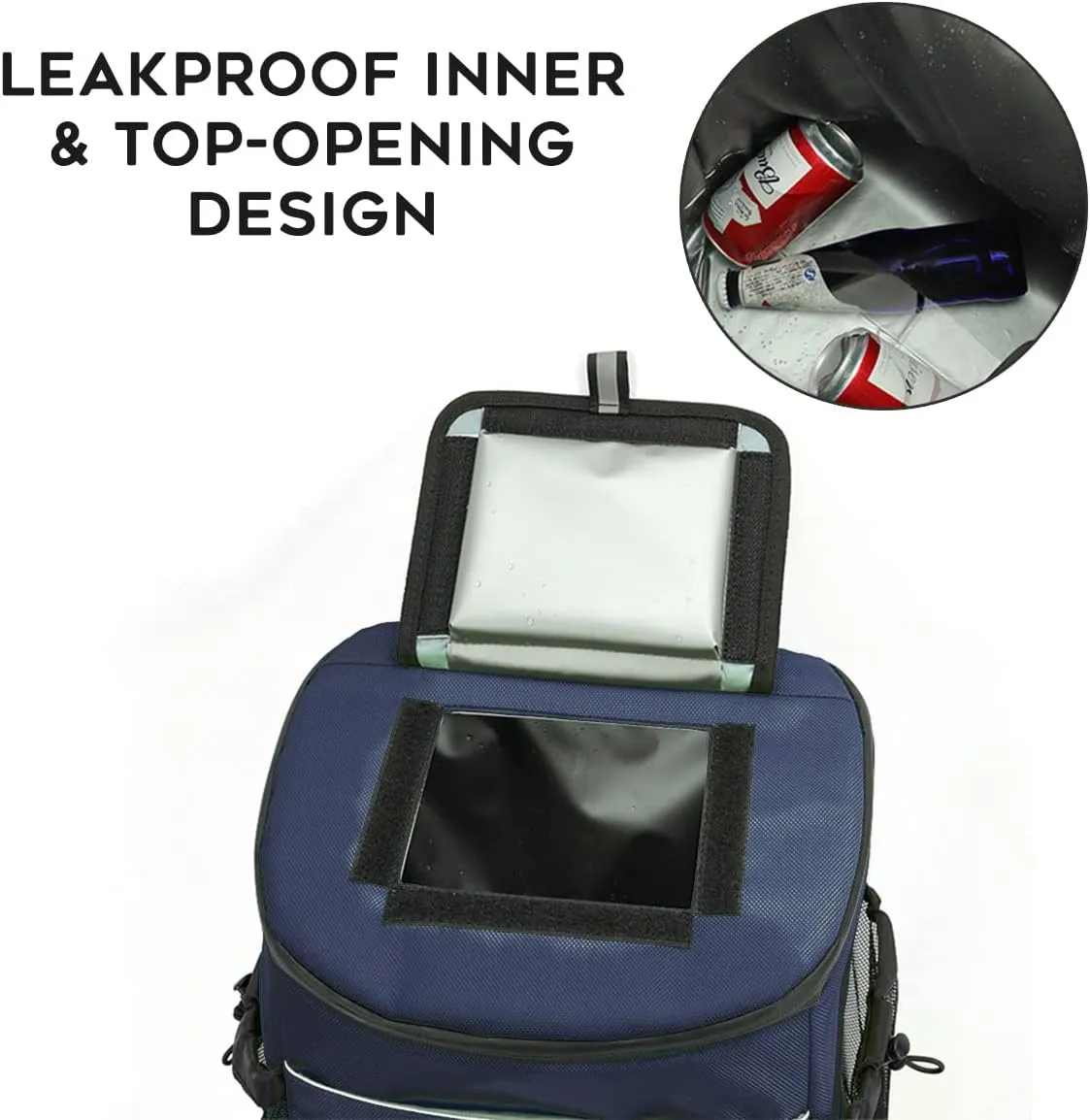 30L Cool Bag Rucksack Insulated BackpackThermal Leakproof Cooler Backpack Picnic Bag Cooler Bag Large Capacity
