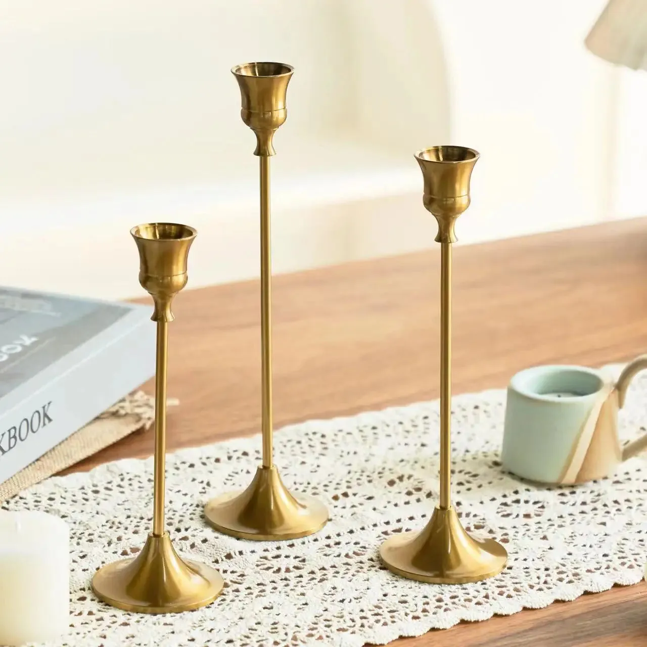 3pc Candlestick Holders Set
