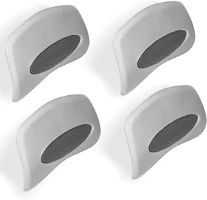 4PCS 6472-960 Replacement Spa Pillow (6455-467) with Insert (6455-482), Fit for 2001-2008 850 & 880 Sundance Series Spa, Gray