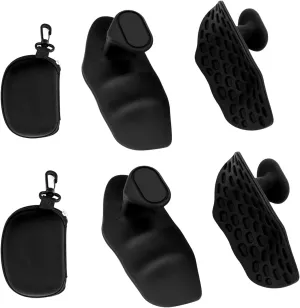 4Pcs Weight Lifting Grips for Men Women, Ergonomics Workout Rubber Fingerless Gym Grips, Rypt Grip for Exercise Bodybuilding,Deadlifts, Exercise, Weight Lifting, Dumbbell