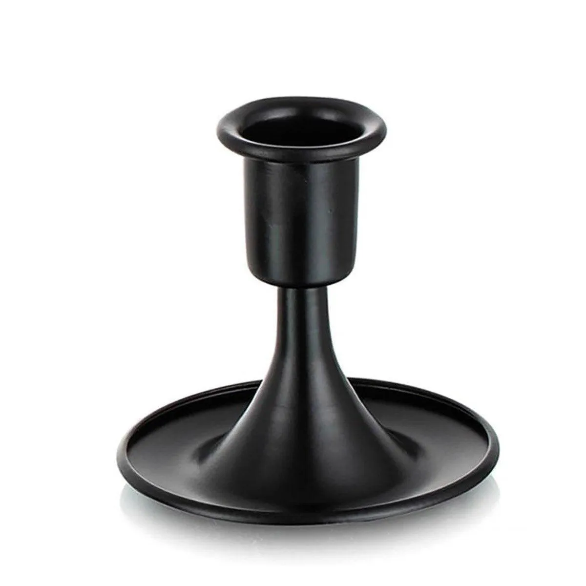 4X Iron Candlestick Stand Candle Holder Retro Style Look Taper Candle Holder