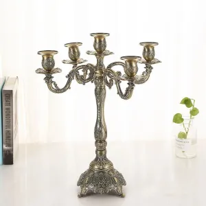 5-arms Candle Holders Wedding Candlesticks