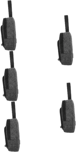 5pcs Portable Case for Recording Storage Protective Box for Electronic Office Remote Control Bag