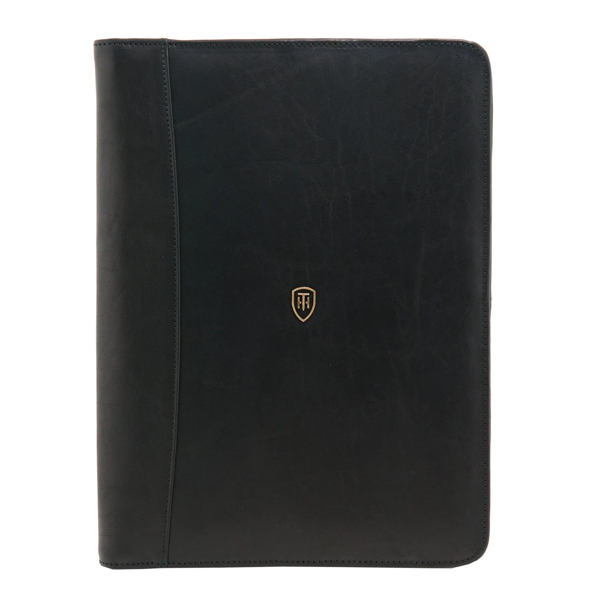 6206 THV - The Lucera Italian Leather A4 Zip Round Conference Folder