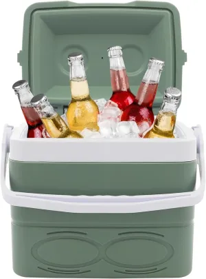 8.5L/2.25Gal Camping Coolers & Camping Ice Boxes Insulated Portable Cooler with Handle Outdoor Portable Hard Cooler Ice Chest for Food, Drink, Beverage, Beach, Picnic