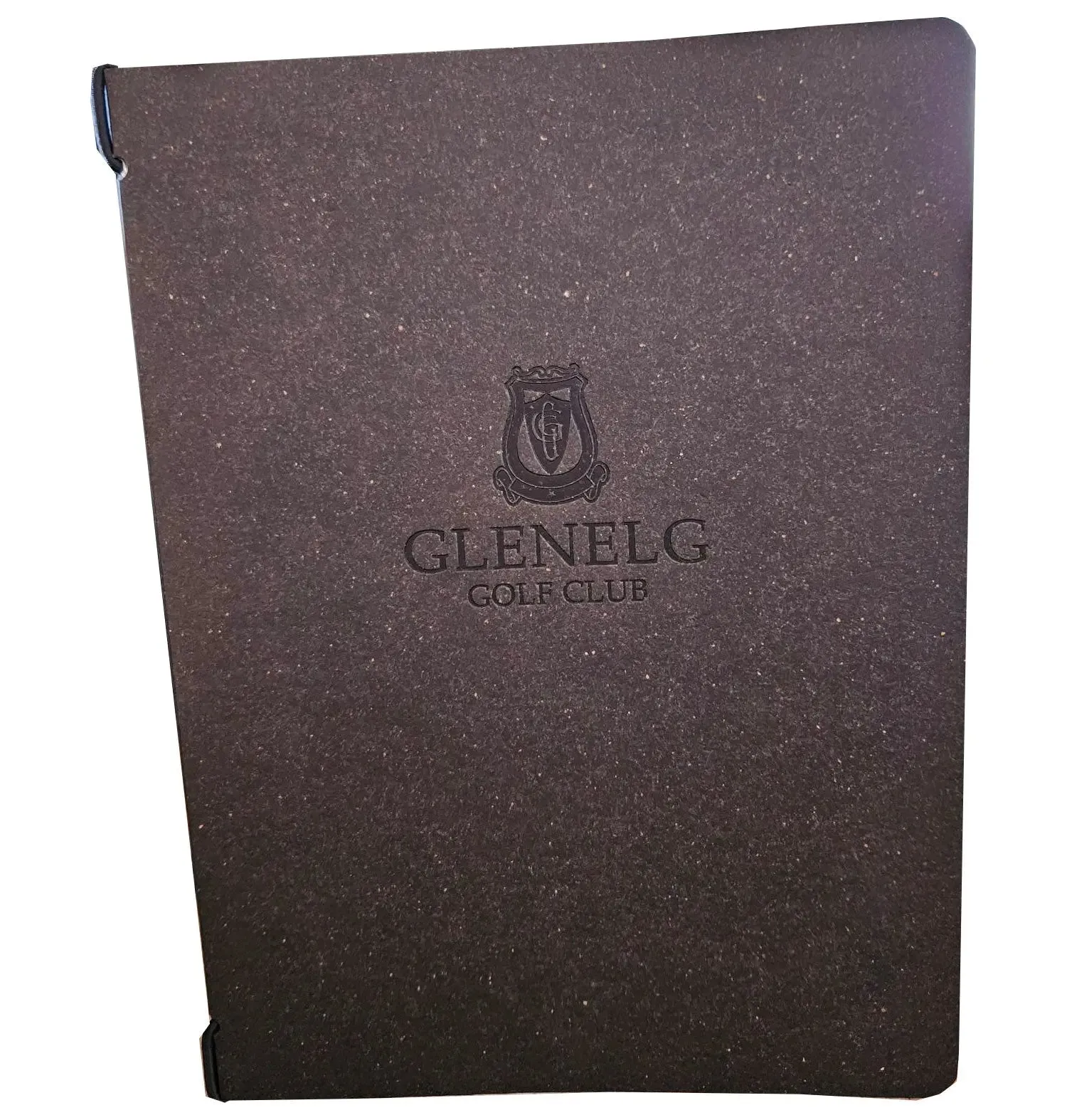 A5 Leather Menu Black or Light Tan with or without pockets