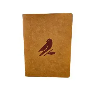 A5 Leather Menu Black or Light Tan with or without pockets