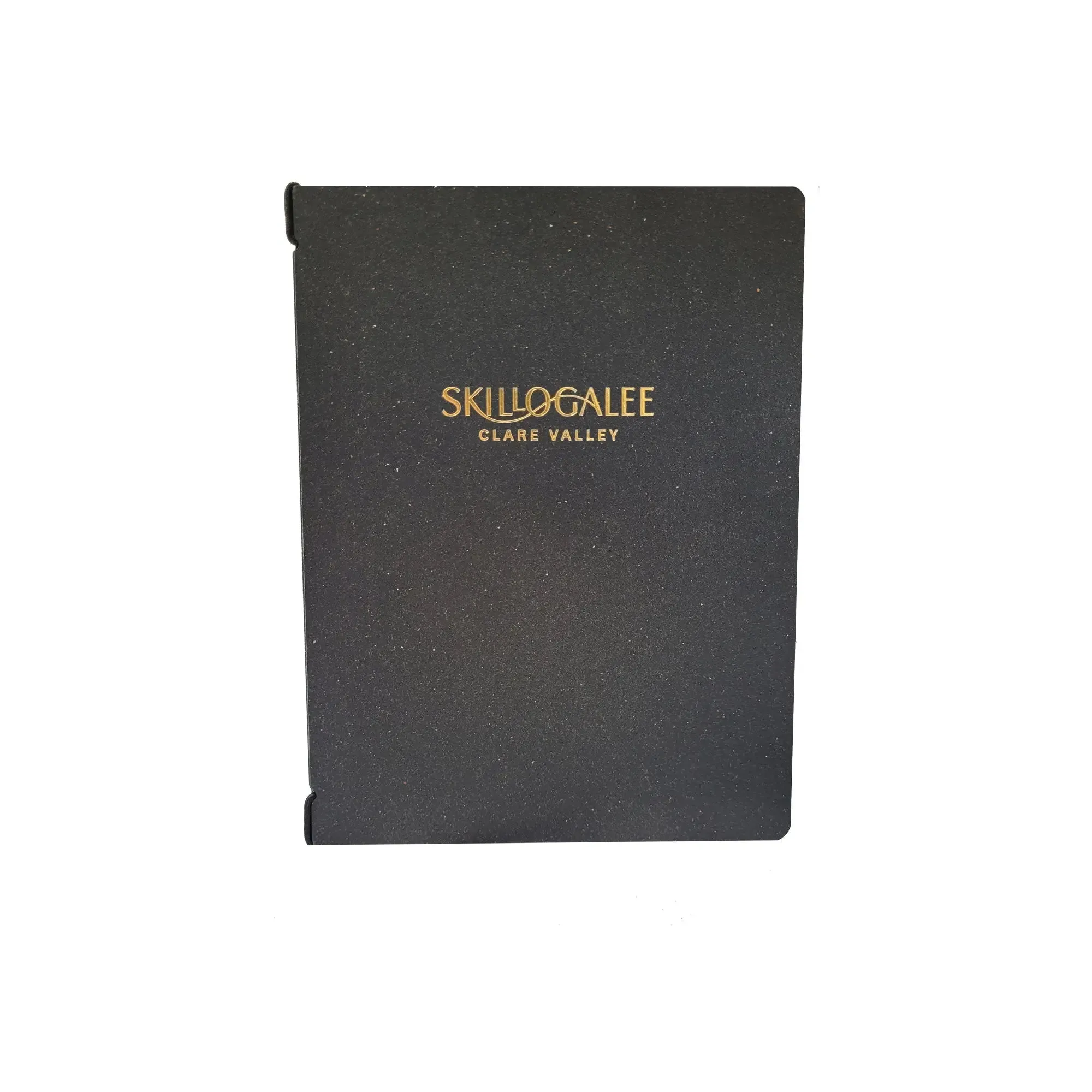 A5 Leather Menu Black or Light Tan with or without pockets