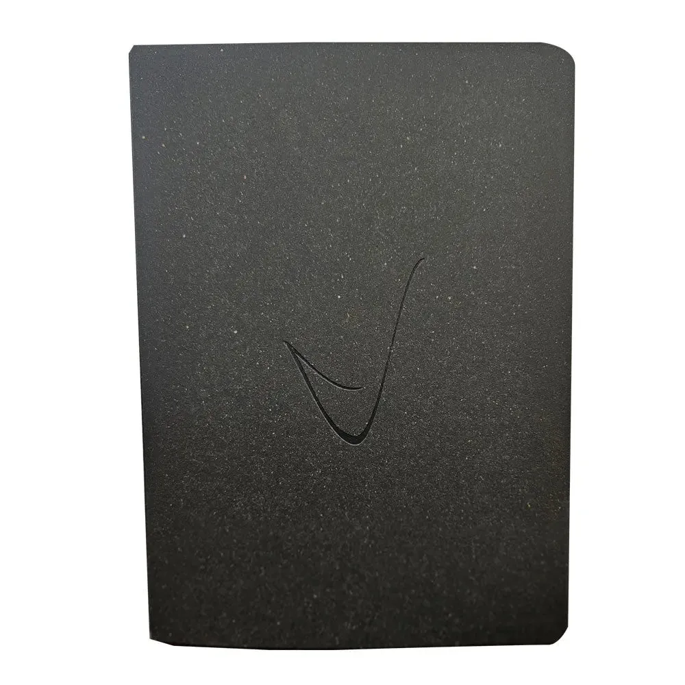 A5 Menu Binder Charcoal Black or Light Tan with or without pockets