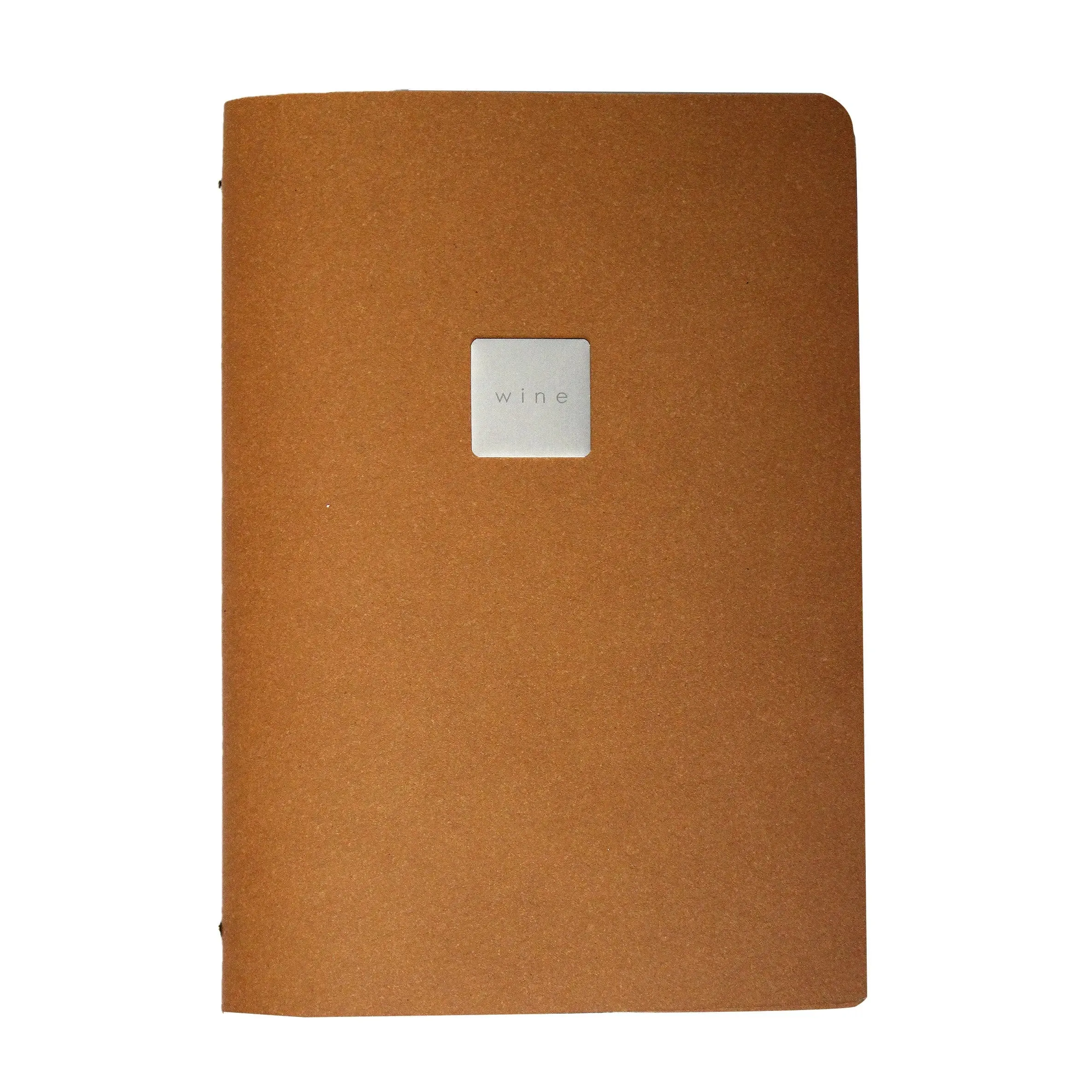 A5 Menu Binder Charcoal Black or Light Tan with or without pockets