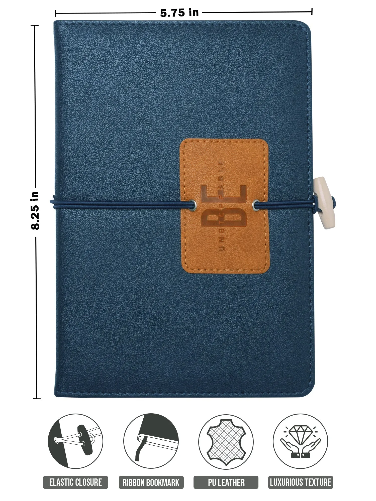 A5 Premium Executive Notebook - Pro Elite 1 (Blue)