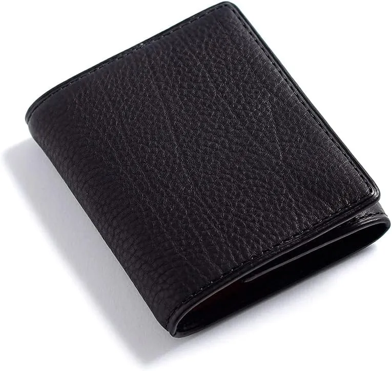 ACCESSORIES, Leather BOX type coin purse, Made In Japan, No.618602, Wine