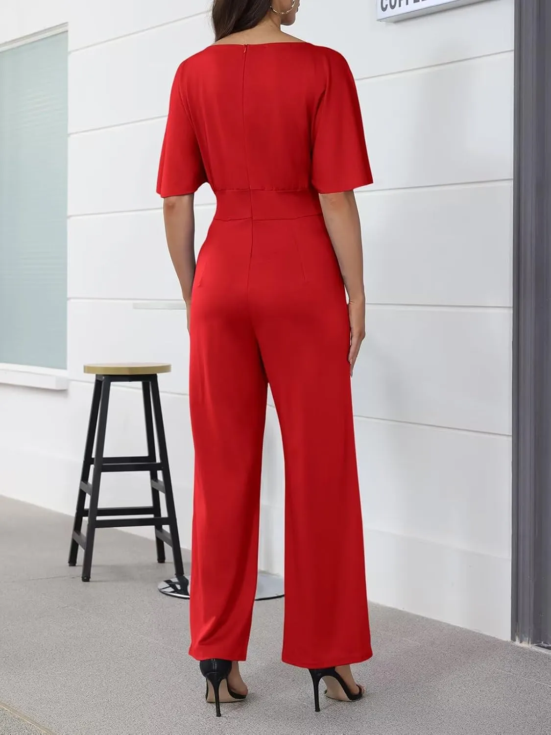 acelyn Elegant Jumpsuit for Women Dressy Sexy Plus Size Wide Leg Pant Suit One Piece Party Outfits