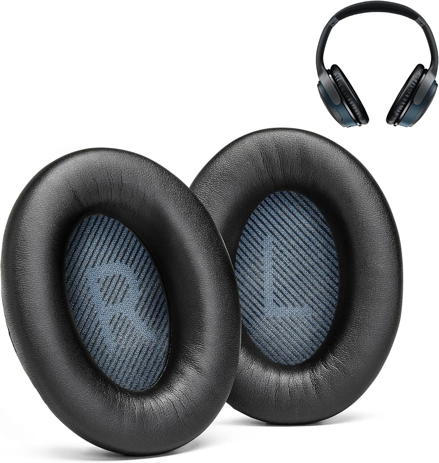 AHG Premium SoundLink AE2 Ear Pads Cushions Compatible with Bose SoundLink AE2 / Bose SoundLink Around Ear ii Wireless Headphones (Black). Premium Protein Leather | Extra Thick Soft High-Density Foam