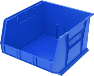 Akro-Mils 30270 Plastic Storage Stacking AkroBin, 18-Inch by 16-Inch by 11-Inch, Blue, Case of 3 (30270BLUE)