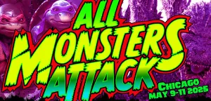 All Monsters Attack Chicago 2025 Vendor Table