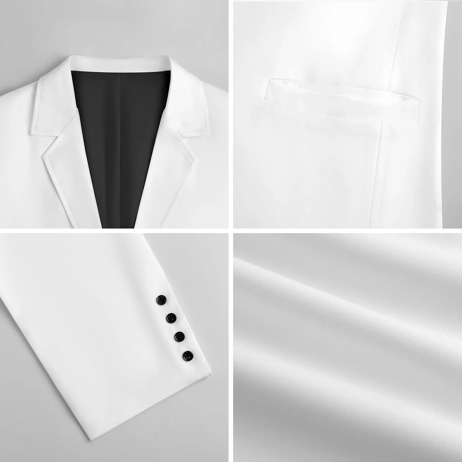 All Trash No Trailer Casual Suits Jackets for Men Two Buttons Business Coat Wedding Dinner Party
