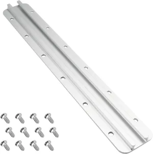 Aluminum Kayak Track, Kayak Rail for Fishing Rod Holder, Kayak Rail Track for Paddle Holders, Kayak Gear Track Accessories for Cup Holder, Kayak Accessories Mount Track