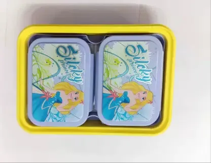 AM3647 Rishabh Milano Steel Lunch Box With Spoon 2 containers