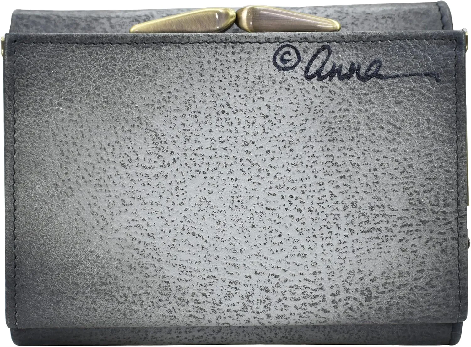 Anna by Anuschka Hand Painted Women’s Leather Ladies Three Fold Wallet