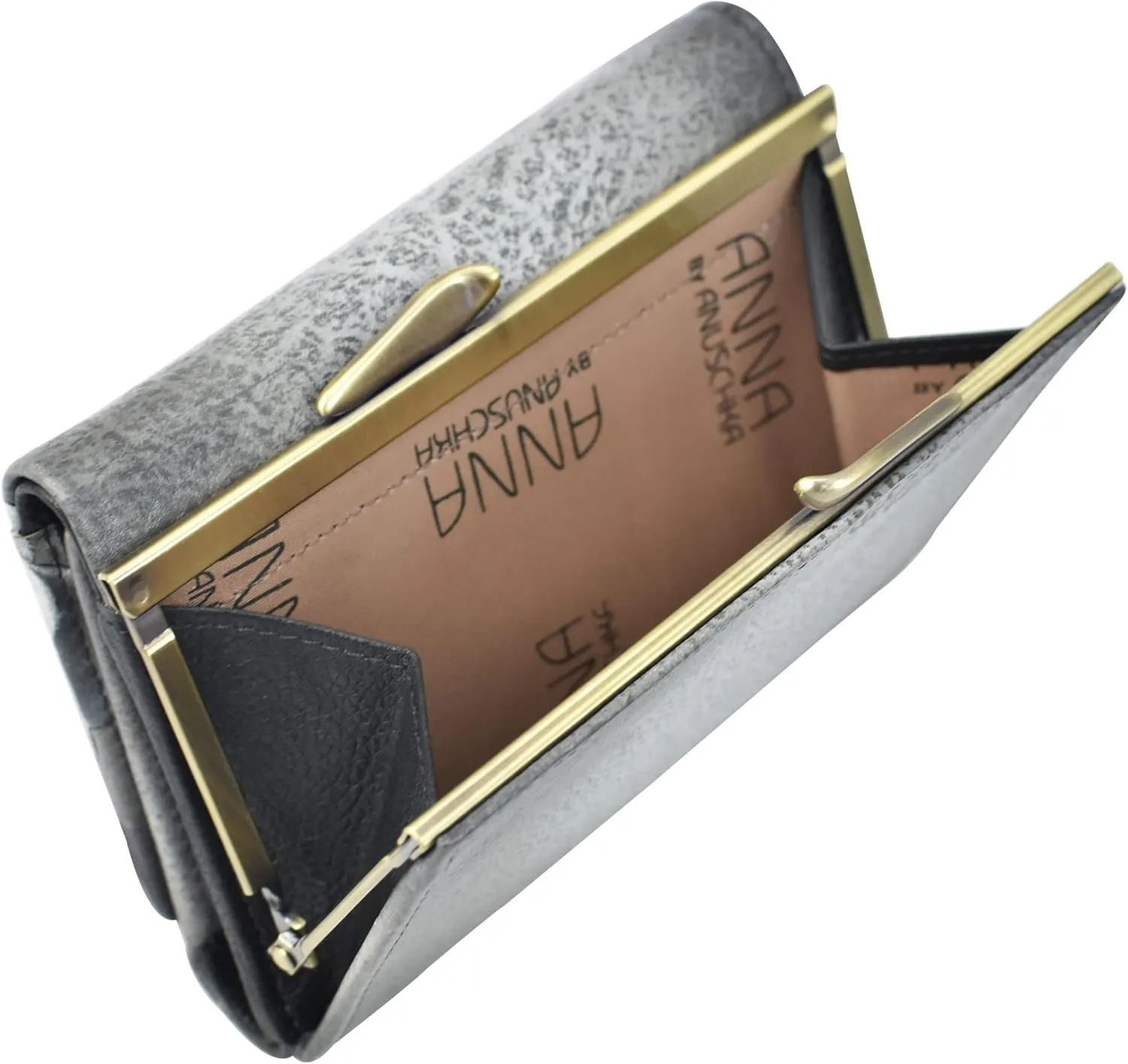 Anna by Anuschka Hand Painted Women’s Leather Ladies Three Fold Wallet