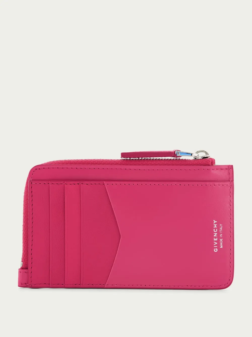 Antigona Zipped Leather Card Holder