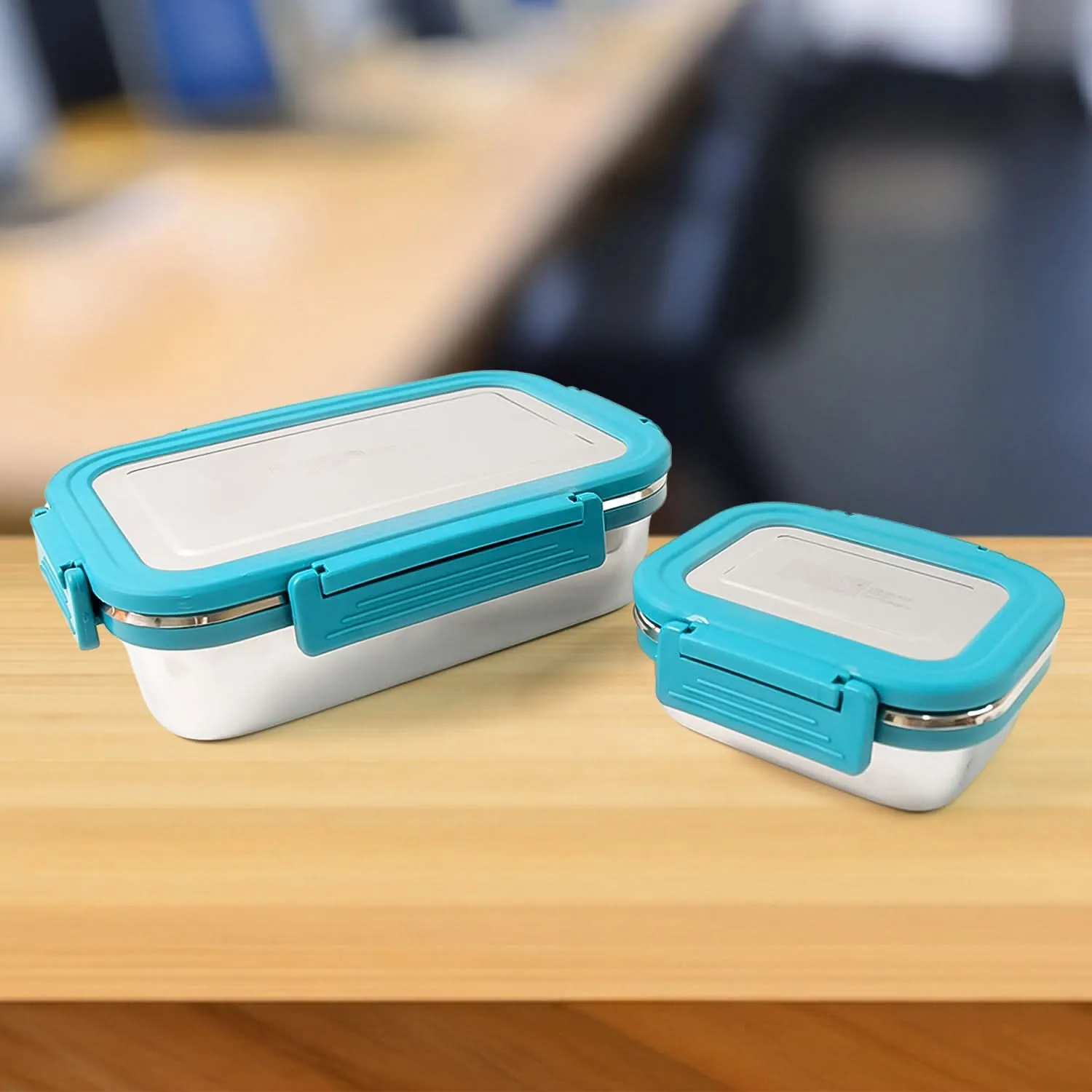 Apex Jerry Lunch Box Premium Stainless Steel Food Container (2 Pc  700 200 Ml Approx)
