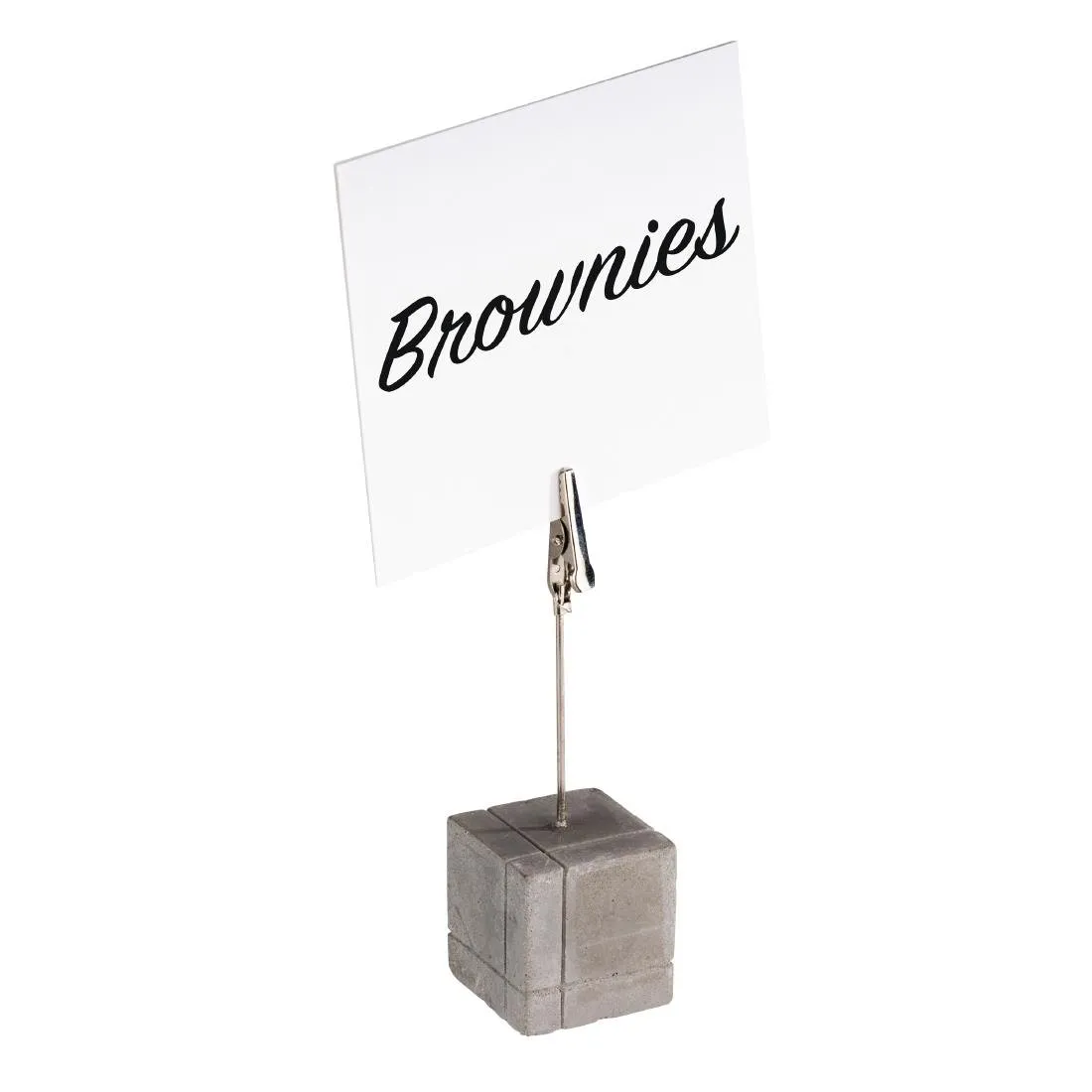 APS Concrete Effect Table Stand Square With Peg (4 pack)