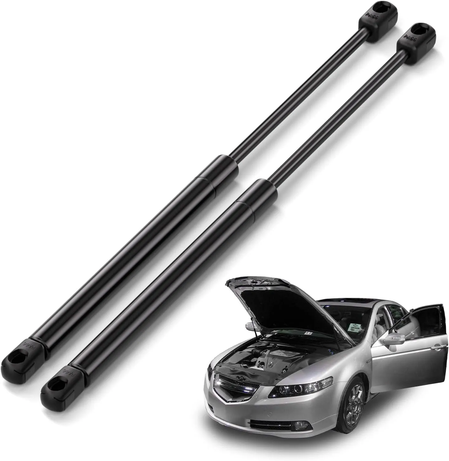 ARANA Hood Struts for Acura TL 2006-2008, Front Hood Lift Support Shocks Strut Rods Fit 2006 2007 2008 Acura TL Base/Type-S Models, Replacement OEM#74149SEPH01, 2 Pcs
