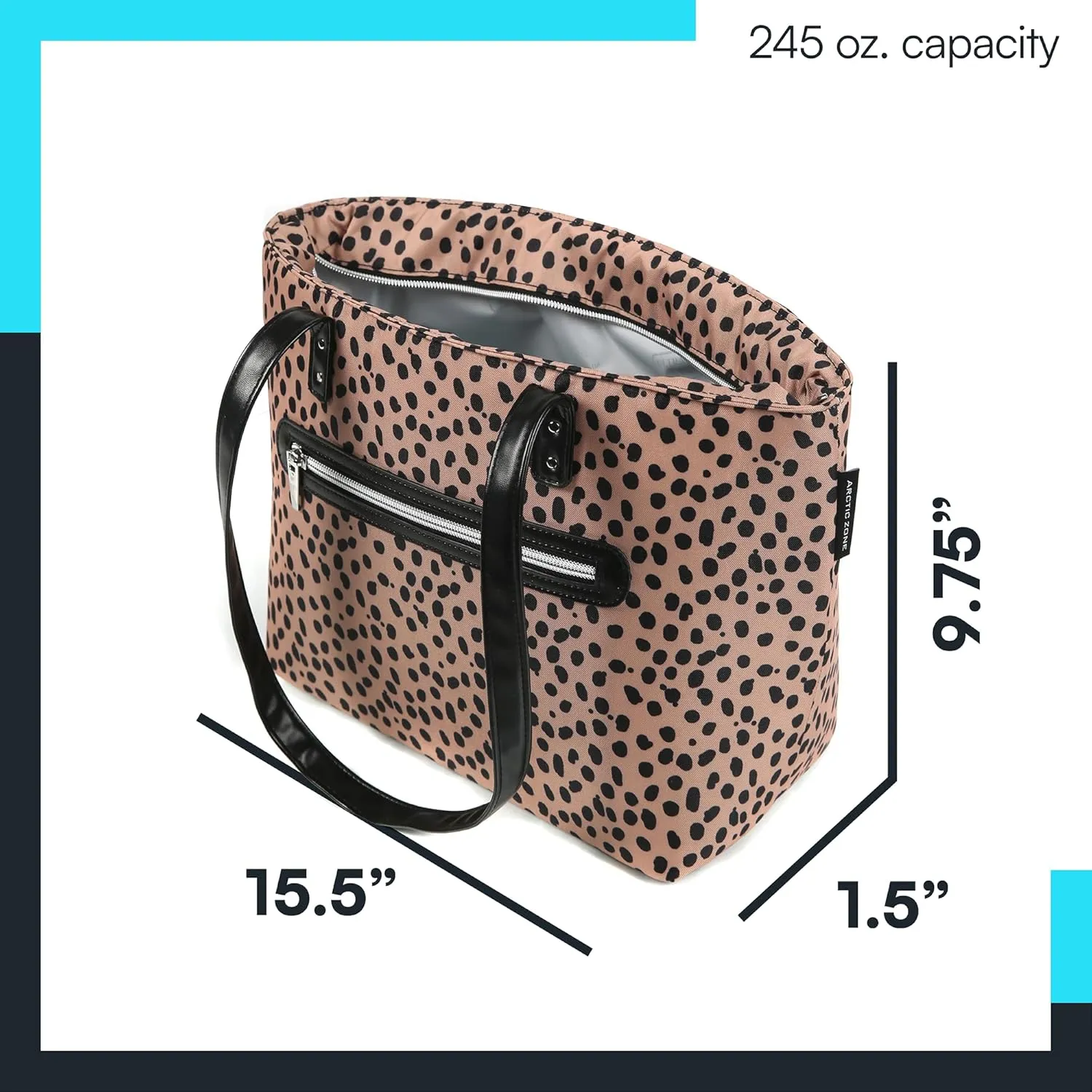 Arctic Zone Insulated Lunch Tote Bag for Women - Lunch Box Cooler Tote Bag