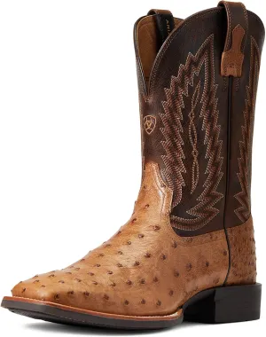 ARIAT Men's Quantum Primo Ostrich Square Toe Cowboy Boot
