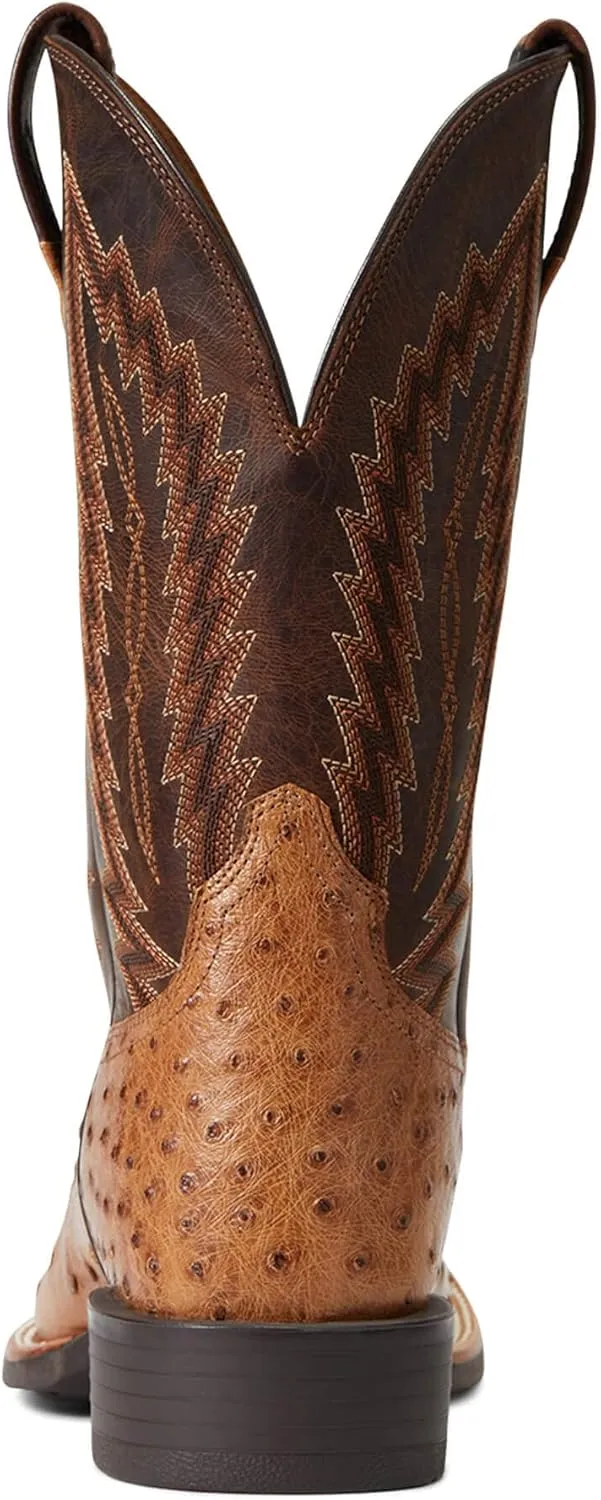 ARIAT Men's Quantum Primo Ostrich Square Toe Cowboy Boot