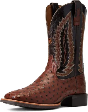 ARIAT Men's Quantum Primo Ostrich Square Toe Cowboy Boot