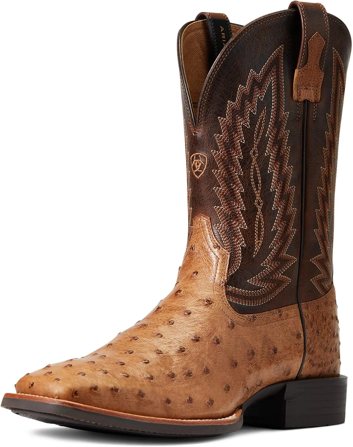 ARIAT Men's Quantum Primo Ostrich Square Toe Cowboy Boot