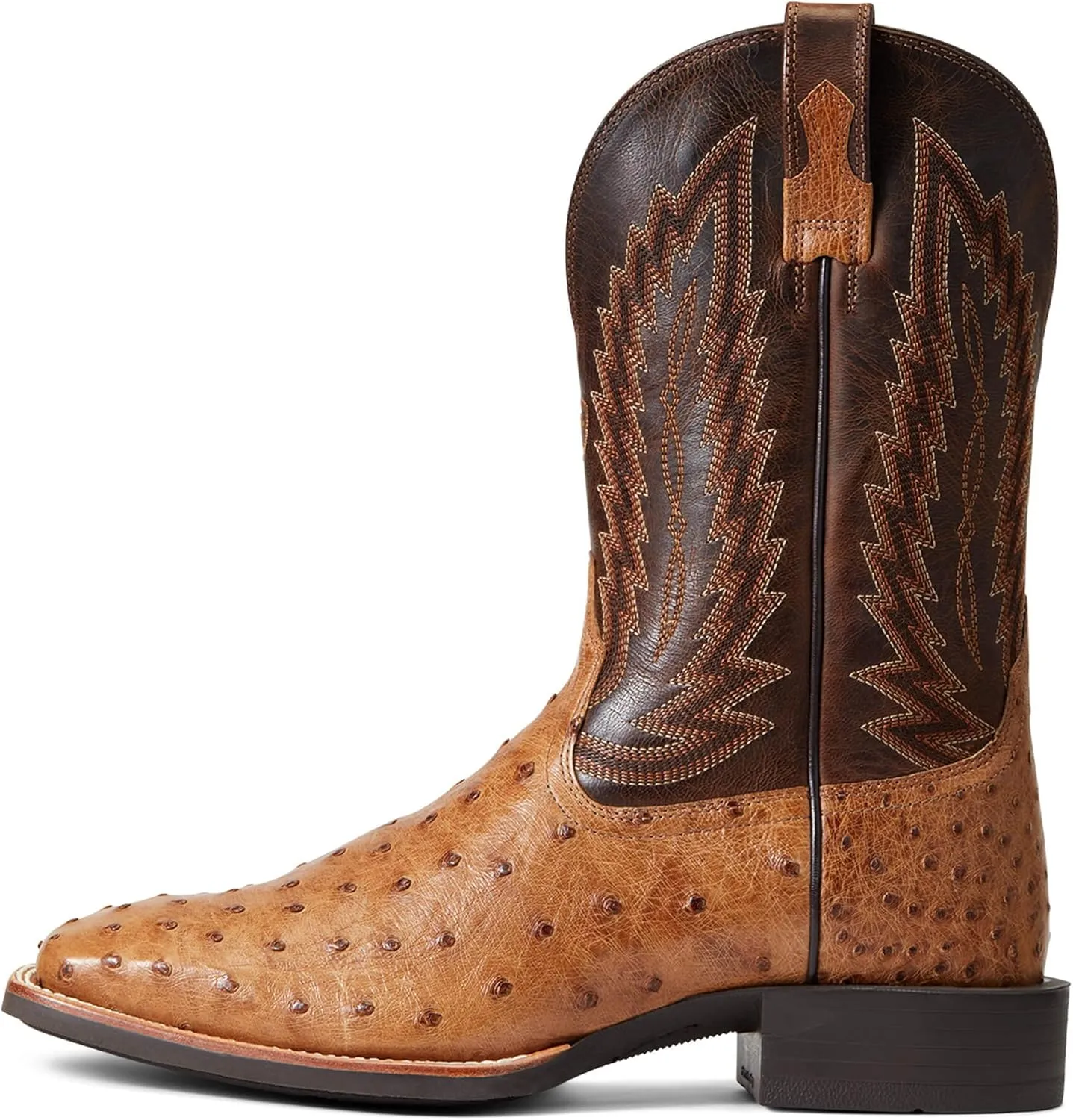 ARIAT Men's Quantum Primo Ostrich Square Toe Cowboy Boot