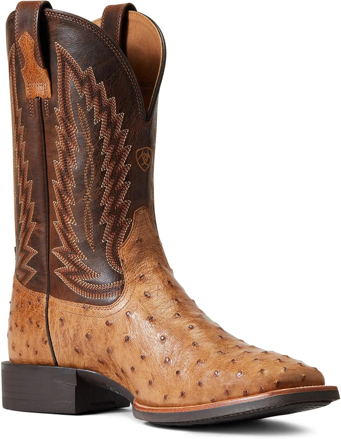 ARIAT Men's Quantum Primo Ostrich Square Toe Cowboy Boot