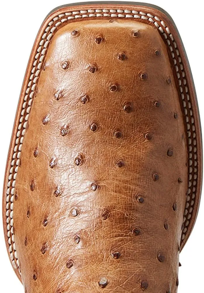 ARIAT Men's Quantum Primo Ostrich Square Toe Cowboy Boot