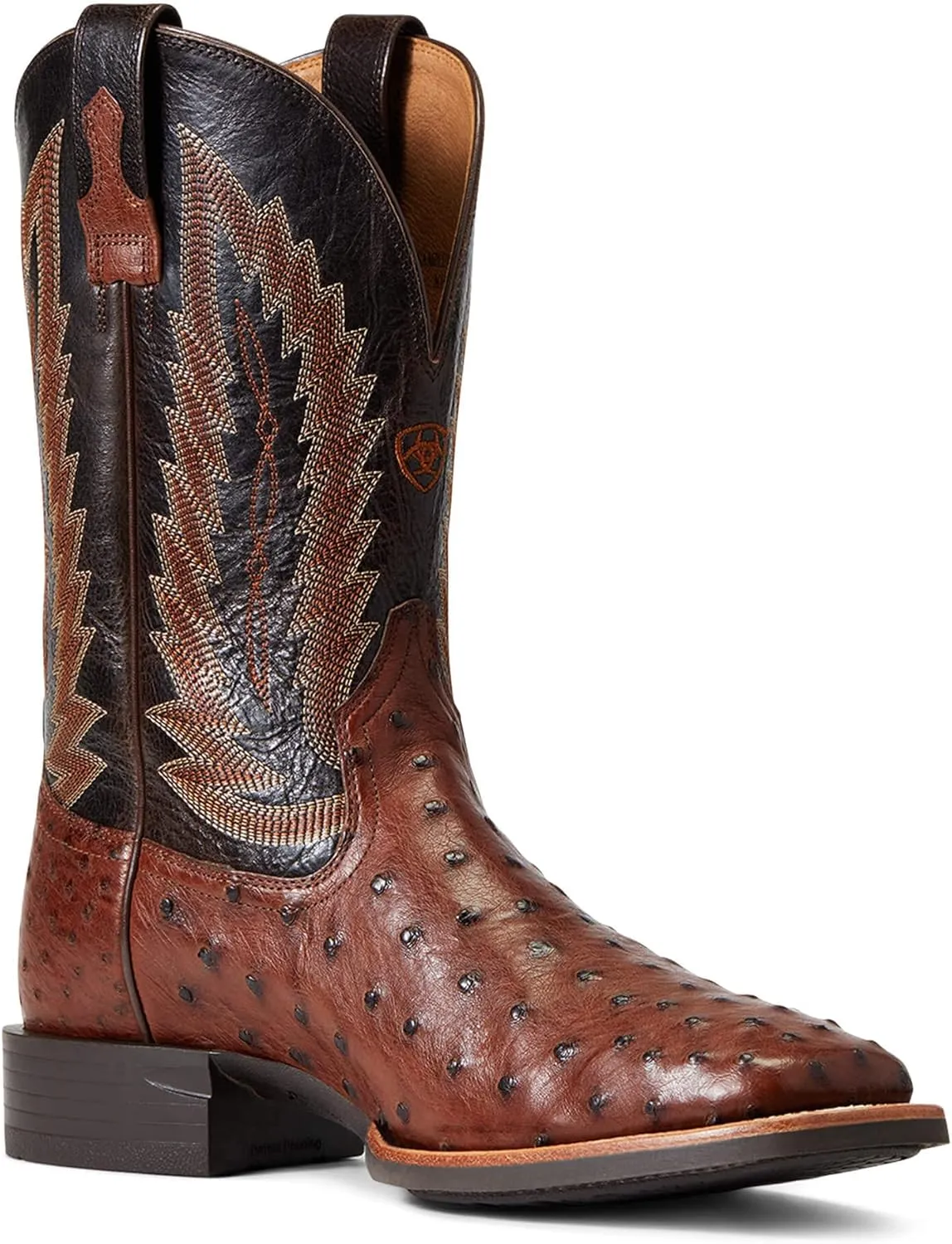 ARIAT Men's Quantum Primo Ostrich Square Toe Cowboy Boot
