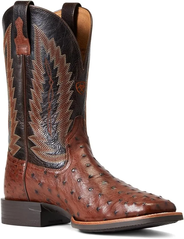 ARIAT Men's Quantum Primo Ostrich Square Toe Cowboy Boot