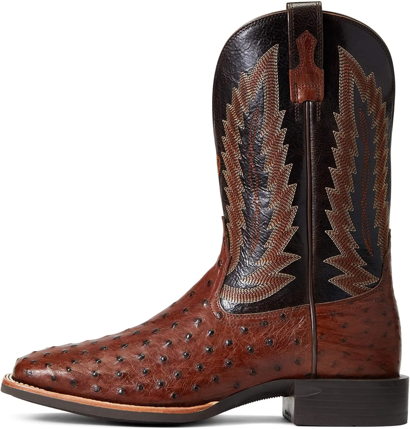 ARIAT Men's Quantum Primo Ostrich Square Toe Cowboy Boot
