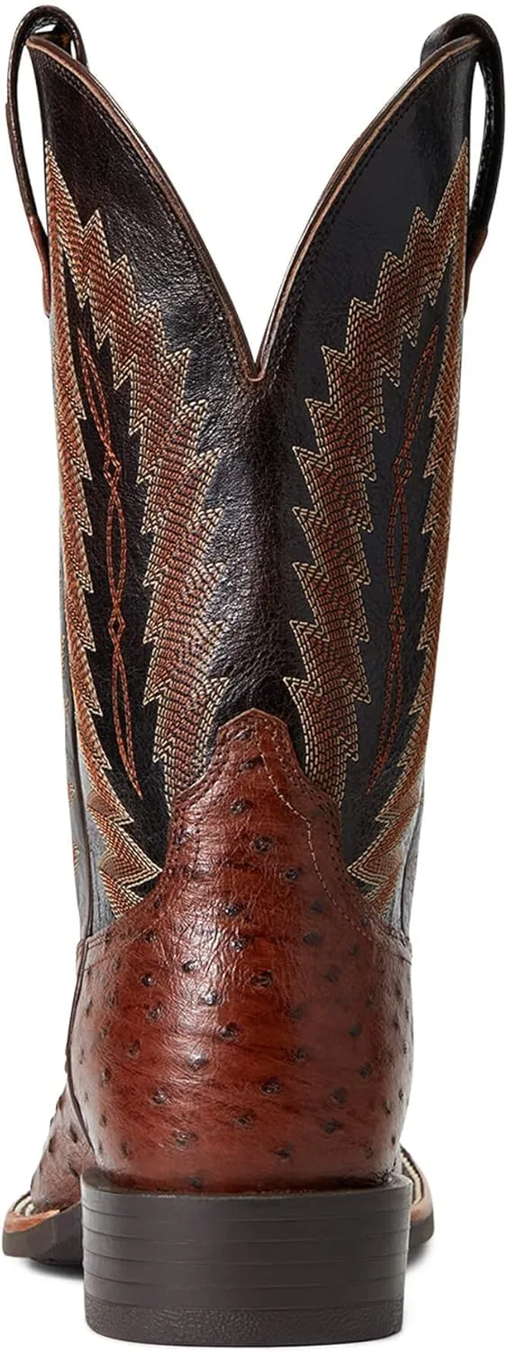 ARIAT Men's Quantum Primo Ostrich Square Toe Cowboy Boot